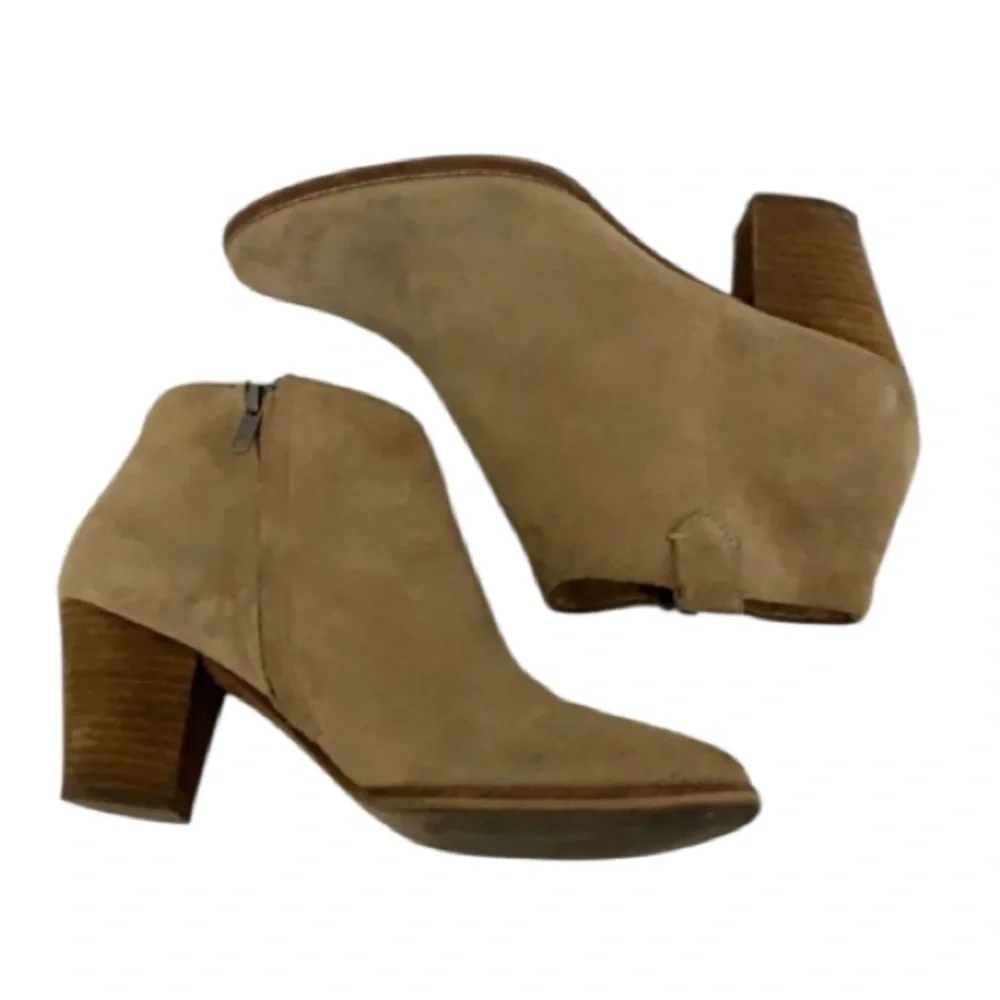 Authentic Madewell suede leather designer ankle boots booties size 9.5